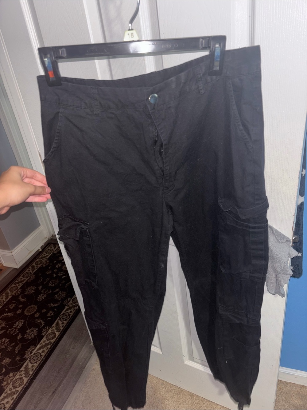 Black Cargo Pants